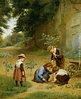 Les Jeunes Jardiniers by Edouard Frere